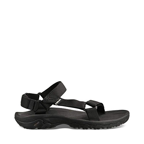 Teva 1019234 Hombre Sandalias de Punta Descubierta, Negro (Black Blk), 42 EU