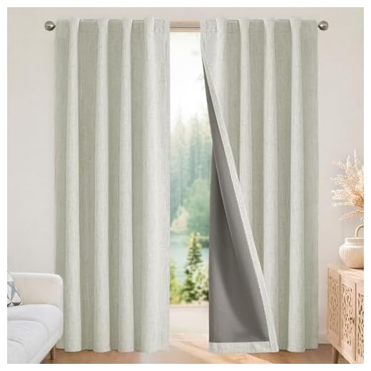 Joydeco Black Blackout Curtains - 2 Panels