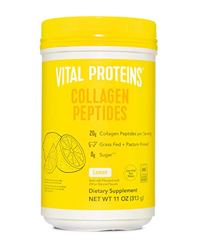Vital Proteins Collagen Peptides Powder, Promotes Hair, Nail, Skin, Bone and Joint Health, Lemon 11 Ounce