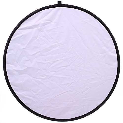 Image of 43 inch /110cm 5-in-1 Light Reflector for Photography Collapsible Multi-Disc Round with Bag - Translucent, Gold, Silver, Black and White for Studio Photography Lighting and Outdoor Lighting