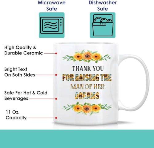Generic Funny Gift Thank You Mom For Raising The Man Of Her Dreams thumb #2