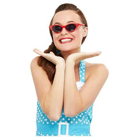 Smiffys Red Diamante Rock & Roll Sunglasses Cover