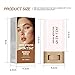 A 3-in-1combining Foundation Stick Beauty Balm Serum Boosted Skin Tint,Solid Tinted Moisturizing Serum Contour Foundation Face for Women,Natural Finish Makeup,Buildable Medium-to-Full Coverage(#03)