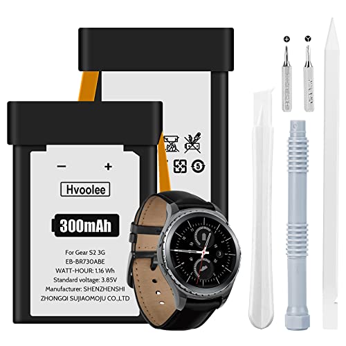 hvoolee Batería de Repuesto de 300mAh Compatible con Samsung Gear S2 3G Smartwatch EB-BR730ABE...