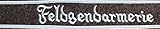 Wehrmach Offizier Unbekannt Ärmelband Feldgendarmerie Wehrmacht 2. Weltkrieg Uniform, Zubehör, Kettenhunde