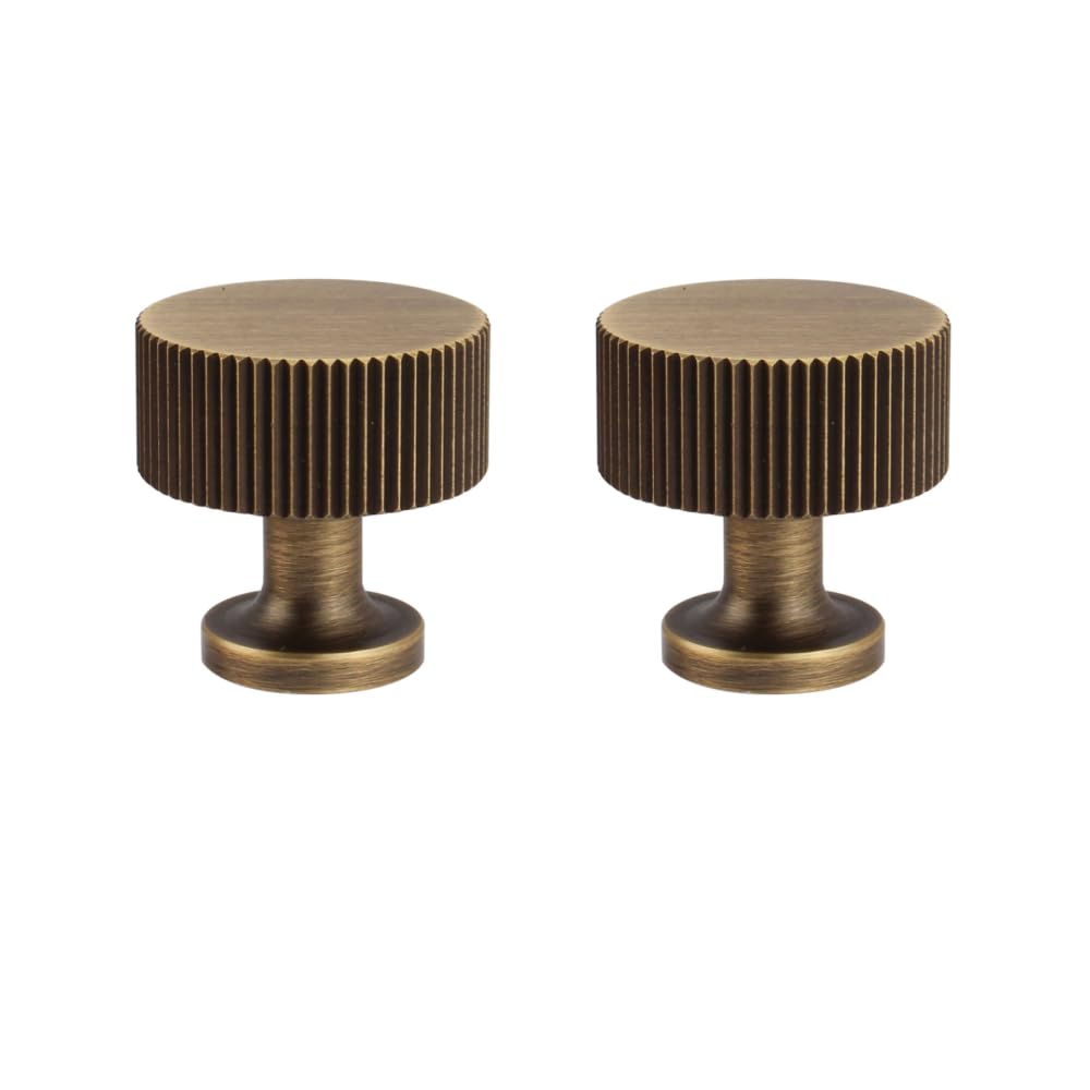 RZDEAL 6pcs Solid Brass Cabinet Knobs Pulls Cabinet Drawer Dresser Gold Knobs Modern Handles (1"x1"/25mmx25mm),Brushed Brass Finish — Amazon image 18