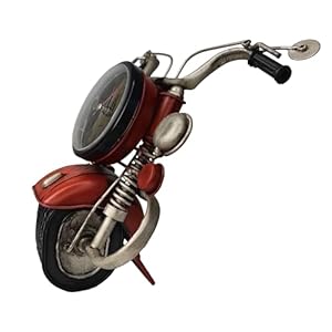 YCHTEWYMetal Motorcycle Art Wall Decoration Desk Stand Clock, Battery Operated Creative Home Decoration Gift for Living Room Bedroom Office YCHTEWYMetal Motorcycle Art Wall Decoration Desk Stand Clock Battery Operated Creative Home Decoration Gift for Living Room Bedroom Office