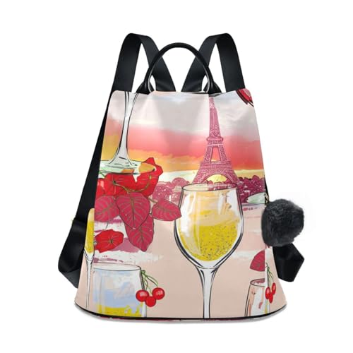 Sac à dos Tour Eiffel rose idéal pour vos sorties urbaines
