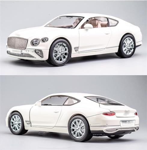 Image of Bentlley Continental GT 1:24 Model Car with Box, Zinc Alloy Pull Back Toy car with Sound and Light for Kids Boy Girl Gift [Colors as Per Stock]