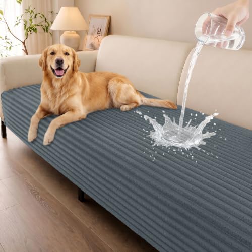 Smiry Waterproof Couch Cover for Dogs...