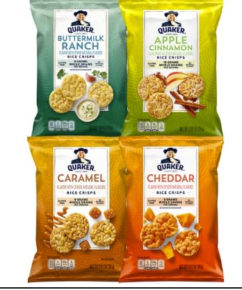Generic Quakers Rice Crisps, Variety Pack, 36 Count