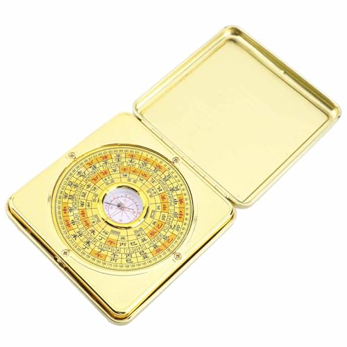 Brújula Feng Shui Luo Pan con tapa abatible miniatura 2