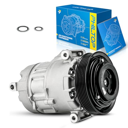 Image of PHILTOP AC Compressor Compatible with Buick Lucerne 2006 2007 2008 3.8L, Air Conditioning Compressor for Car