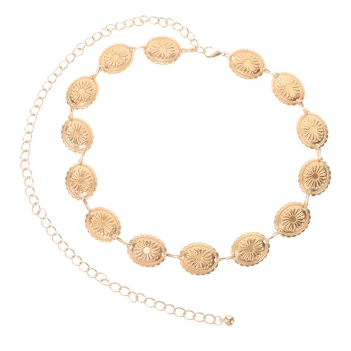 GALPADA Boho Chain Belt for Women Adjustable Metallic Waist Belt for Jeans and Concert Outfits