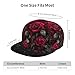 Fashion Baseball Cap Dad Hat for Girls and Boys, Blood Red Rose Art Adjustable Snap Breathable Golf Cap Outwear