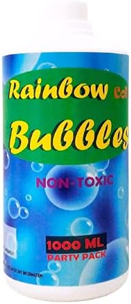 Bubble Refill Solution 1 LTR for Bubble Machine, Bubble Gun Blower, Giant Bubble Wand Multicolor,for Kids