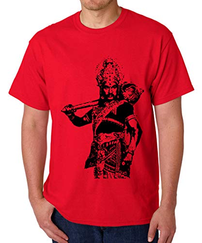 Image of Caseria Men's Cotton Printed T-Shirt -Om Designer | 100% Cotton | Half Sleeves | Regular Fit | Printed | Round Neck | Graphic T Shirt