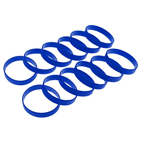 Flameer シリコーン 幅広 ゴム バンド リング 輪ゴム リストバンド 全