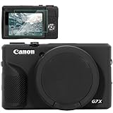 EXCELLENTE PROTECTION : cet étui pour appareil photo peut résister efficacement aux rayures, aux chocs et à d'autres influences extérieures lors d'une utilisation quotidienne. Le matériau en silicone offre un excellent amortissement, absorbe les chocs, empêche la poussière et les traces de doigts, garde votre appareil photo propre et comme neuf. Que ce soit à la maison ou à l'extérieur, cet étui assure une protection fiable de votre appareil photo.