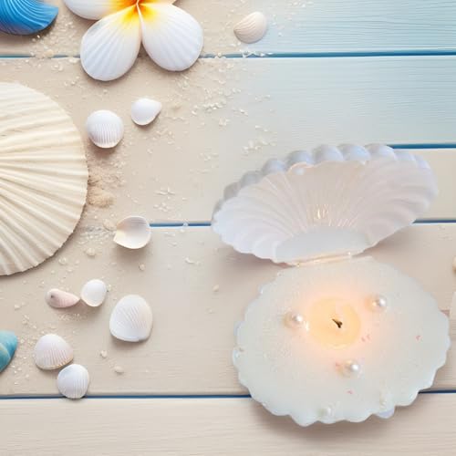Bougie coquillage cire soja 70g pour remplacer vos bougies toxiques par une déco saine