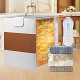 Parquix Faltbarer Handtuchwärmer, 42 l, großes Fassungsvermögen für übergroße Handtücher,...