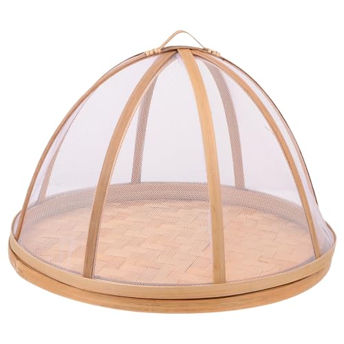 HOLIDYOYO Copertura Alimentare Anti-Insetti Rete Alta Densità Coprivivande Rotondo Ventilato per Protezione Cibo in Casa Aperto