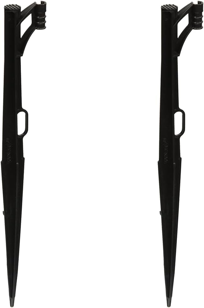 Raindrip Stützstäbe 15,2 Cm – 50 Stück, Für 6,35 Mm Rohr & 0,6/0,8 Cm Schläuche – Robuste Kunststoff-Pfähle Für Tropfbewässerung