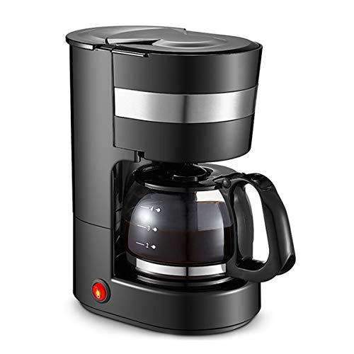 LTLWSH Filter Coffee Machine, Drip Coffee Makers with 650ML Glass Jug Detachable Filter Coffee Machine Anti-Drip Design Keep Warm 600W