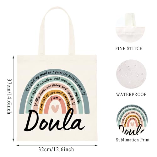 WCGXKO Doula Thank You Gift Doula Definition Gift Doula Zipper Pouch Cosmetic Bag (Doula tote)2