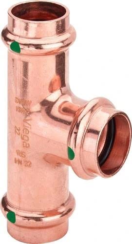 Preisvergleich Produktbild WASSER VIEGA Profipress Kupfer Pressfitting T-Stück Reduziert DVGW (22x18x22)