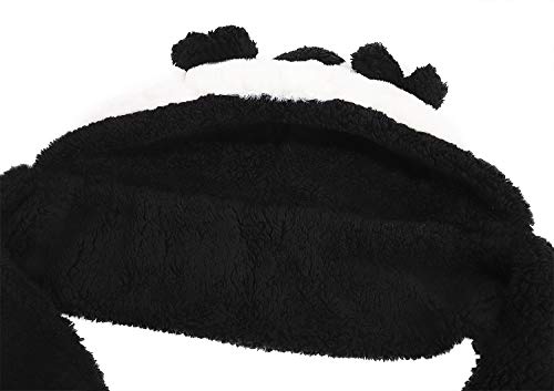 IPENNY Kids Toddlers Winter Warm Cartoon Plush Hat with Scarf Pocket Gloves Hoodie Earflap Hat 3 in 1 Set4