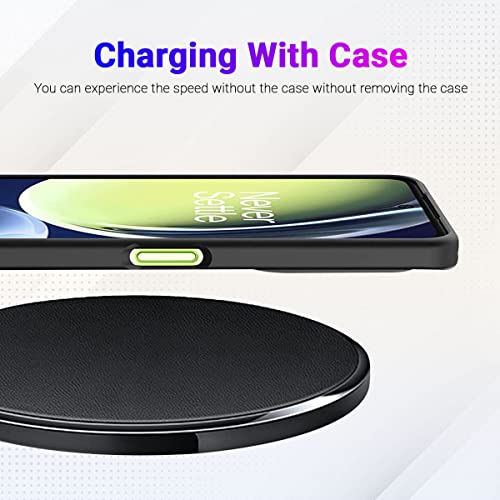 Image of LIRAMARK Liquid Silicone Soft Back Cover Case for OnePlus Nord CE 3 Lite 5G / 1+Nord CE 3 Lite 5G (Black)
