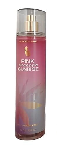 Bath & Body Works Bath and Body Works Pink Pineapple Sunrise - Fragancia corporal fina, 8 onzas líquidas (Pink Pineapple Sunrise), 8 onzas líquidas