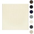 ZOWZOW Carpet Tiles Peel and Stick 24” x 24”, Self Adhesive Soft Padded Flooring Stickers, Off-White Home Decor for Bedroom Living Room Office, 10 Tiles & 40 sq ft per Box