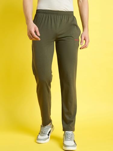Image of bearbrother Men's Regular Fit Solid Trackpants