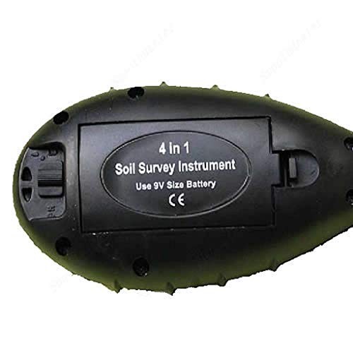 Image of 4 in 1 Plant Flowers Soil PH Moisture Light Soil Meter Temperature Thermometer Soil Survey Instrument Sunlight Intensity Tester
