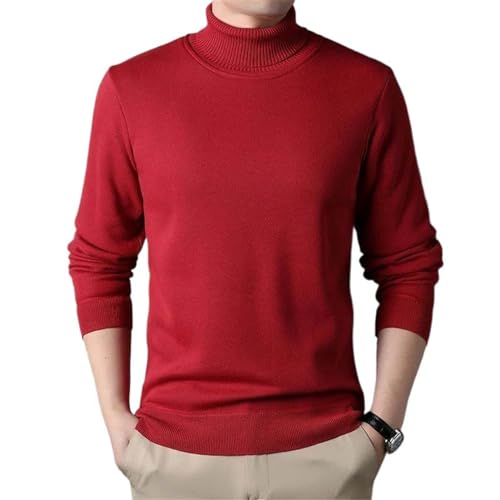 Pull à col roulé homme ajusté fini les coups de froid en hiver