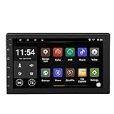 Tangxi Android 8.1 Car Radio Stereo 2 DIN 7 Pulgadas Pantalla táctil Navegación GPS con Bluetooth 1G RAM + 16G ROM, Soporte WiFi Bluetooth SWC, Imagen de inversión