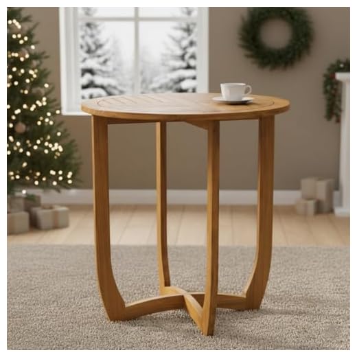 Heavy Duty Acacia Wood Bistro Table