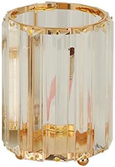 European Style Metal Crystal Makeup Brush Organizer Pearl Jewelry Storage Box Paper Towel Holder Dressing Table Tray - (Color: D tray)