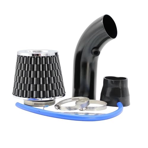 Kit filtre à air moto tête d'hiver admission alu froid 76mm 64mm