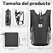 Imagen de Mochila De Bicicleta Ultraligera 15l con Portabidón De Bicicleta Botella De Bicicleta De 610 ml