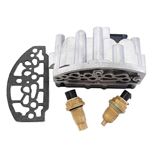 21380 5140429AA 5015646AC A604 41TE Shift Solenoid Block Assembly Input Output Speed Sensors Service Kit with Gasket 140429AA 41TE Transmission