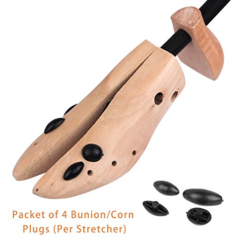 Pair of Premium Professional 4-way Shoe Trees, Shoe Stretcher for Men or Women3