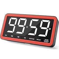 VOCOO Digital Kitchen Timer with 7 . 8 ” Extra Large Display, Magnetic LED, with 3 Brightness, 4 photo VOCOO Digital Kitchen Timer with 7 . 8 ” Extra Large Display, Magnetic LED, with 3 Brightness, 4