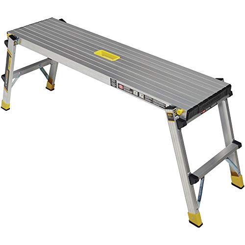 Gorilla Ladders 47.25 in. x 12 in. x 20 in. Aluminum Slim-Fold Work