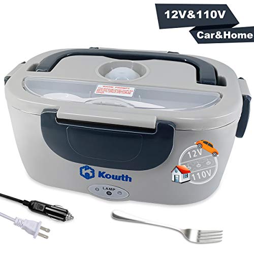 Electric Lunch Box, Kowth 2 in 1 Food Heater Warmer 1.5L with Removable