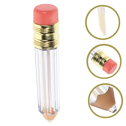 Beavorty 12Pcs Sample Containers Clear Lip Gloss Tubes Makeup Lip Gloss Plastic Lipgloss Tubes Pencil Shaped Lip Gloss Tubes Lip Balm Containers Lip Balm Tube Air Traffic Control Travel #TOP1