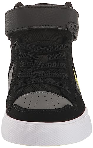 DC Boy's Pure High Top Ev Skate Shoes with Ankle Strap and Elastic Laces2