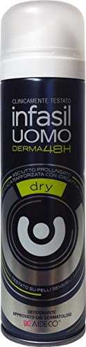 6 x Infasil Deo persona Spray Hombre Dry 150 ml